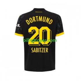 Billige Fotballdrakter Borussia Dortmund Marcel Sabitzer 20 Bortedraktsett 2023/24 Kortermet